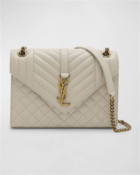 ysl medium tri-quilt envelope shoulder bag|Saint Laurent Envelope Triquilt Medium YSL Shoulder Bag in .